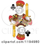 Poster, Art Print Of Isolated King Of Clubs