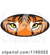 Poster, Art Print Of Tiger Eyes Oval