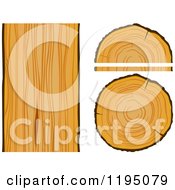 Poster, Art Print Of Wood Boards And Logs 2