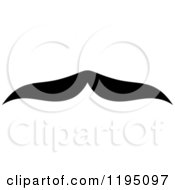 Clipart Of A Black Moustache 10 Royalty Free Vector Illustration