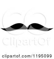 Clipart Of A Black Moustache 13 Royalty Free Vector Illustration