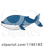 Poster, Art Print Of Cute Blue Whale