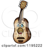 Poster, Art Print Of Sad Blue Eyed Guitar