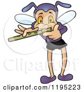 Bug Playing A Flute