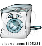 Poster, Art Print Of Sad Front Loader Washing Machine