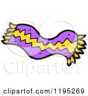 Cartoon Of A Magic Carpet Royalty Free Vector Illustration by lineartestpilot
