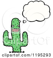 Poster, Art Print Of Saguaro Cactus Thinking