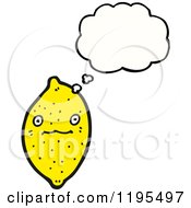 Poster, Art Print Of Lemon Thinking