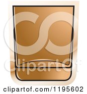 Clipart Of A Glass Royalty Free Vector Illustration
