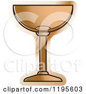 Clipart Of A Margarita Glass Royalty Free Vector Illustration