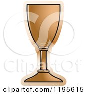 Clipart Of A Sherry Glass Royalty Free Vector Illustration by Lal Perera