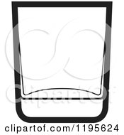 Poster, Art Print Of Black And White Glass