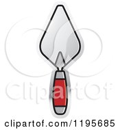Clipart Of A Mason Trowel Tool Icon Royalty Free Vector Illustration