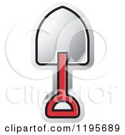 Clipart Of A Shovel Tool Icon Royalty Free Vector Illustration