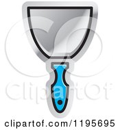 Clipart Of A Wall Scraper Tool Icon Royalty Free Vector Illustration