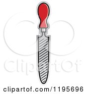 Clipart Of A Rasp Tool Icon Royalty Free Vector Illustration