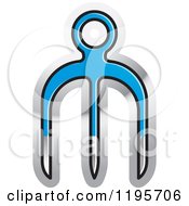 Clipart Of A Fork Hoe Tool Icon Royalty Free Vector Illustration