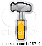 Clipart Of A Hammer Tool Icon Royalty Free Vector Illustration
