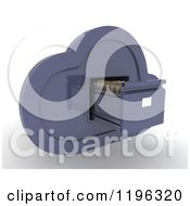 Clipart Of A 3d Cloud Computing Open Filing Cabinet Royalty Free CGI Illustration by KJ Pargeter
