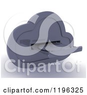 Poster, Art Print Of 3d Computing Cloud Drive With A Disk
