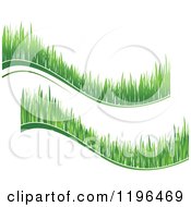 Poster, Art Print Of Green Grass Waves 4