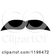 Clipart Of A Black Moustache 26 Royalty Free Vector Illustration