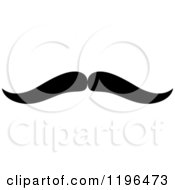 Clipart Of A Black Moustache 27 Royalty Free Vector Illustration