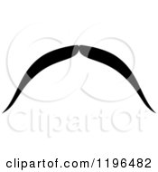 Clipart Of A Black Moustache 30 Royalty Free Vector Illustration
