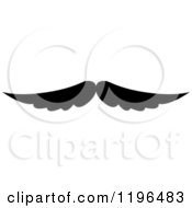 Clipart Of A Black Moustache 31 Royalty Free Vector Illustration