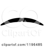 Clipart Of A Black Moustache 17 Royalty Free Vector Illustration