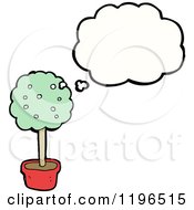 Poster, Art Print Of Potted Tree Thinking
