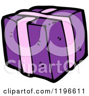 Poster, Art Print Of Purple Wrapped Gift