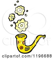 Cartoon Of A Horn Instrument Royalty Free Vector Illustration
