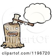 Poster, Art Print Of Tree Stump Thinking