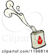 Cartoon Of A Gasoline Can Royalty Free Vector Illustration