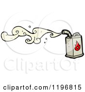 Cartoon Of A Gasoline Can Royalty Free Vector Illustration by lineartestpilot