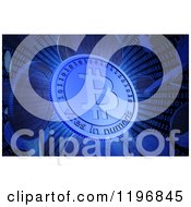 Clipart Of 3d Bit Coins In A Binary Vortex Royalty Free CGI Illustration by Mopic