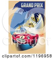 Poster, Art Print Of Retro Grand Prix Monaco Racing Poster