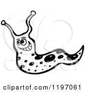 Poster, Art Print Of Black And White Grinning Slug