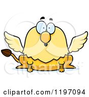 Cartoon Of A Surprised Griffin Royalty Free Vector Clipart by Cory Thoman