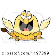 Cartoon Of An Evil Griffin Royalty Free Vector Clipart by Cory Thoman