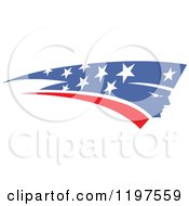 Clipart Of Patriotic Stars Royalty Free Vector Illustration by Johnny Sajem
