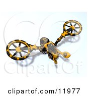 Wasp Like Vehicle Clipart Illustration by Leo Blanchette