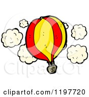 Poster, Art Print Of Hot Air Balloon In The Clouds