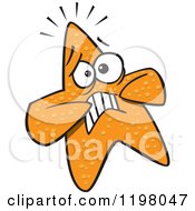 Scared Orange Starfish