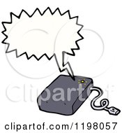 Poster, Art Print Of Computer Mouse Speaking