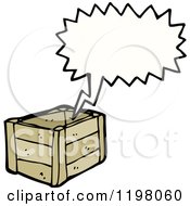 Poster, Art Print Of Wooden Crate Speaking