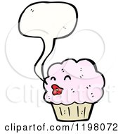 Poster, Art Print Of Cupcake Speaking