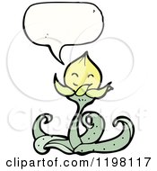 Poster, Art Print Of Flower Speaking