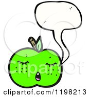 Poster, Art Print Of Green Apple Speaking